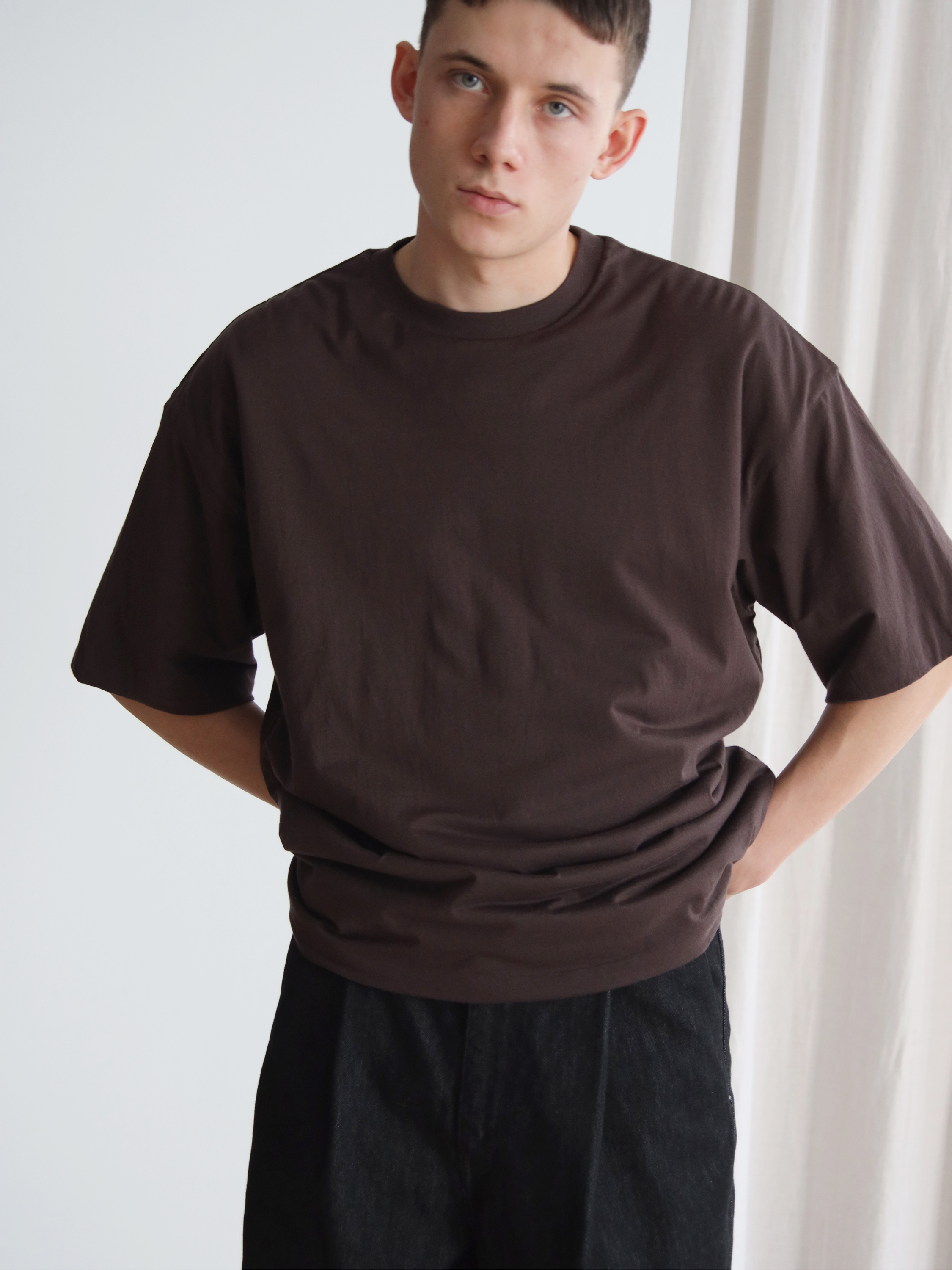 Double Cloth Puffer Tee Tee And Sweatshirts Auralee Online Store