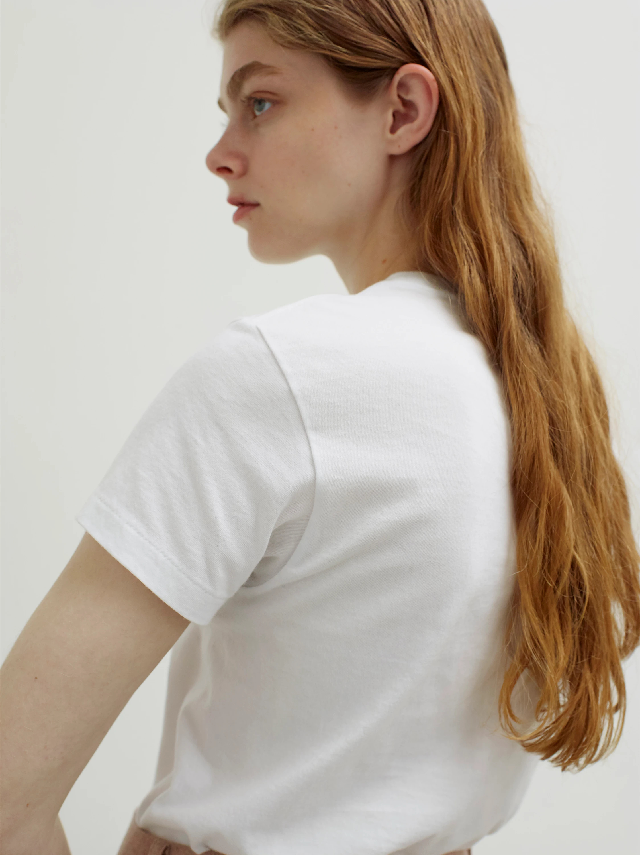 auralee seamless crew neck tee
