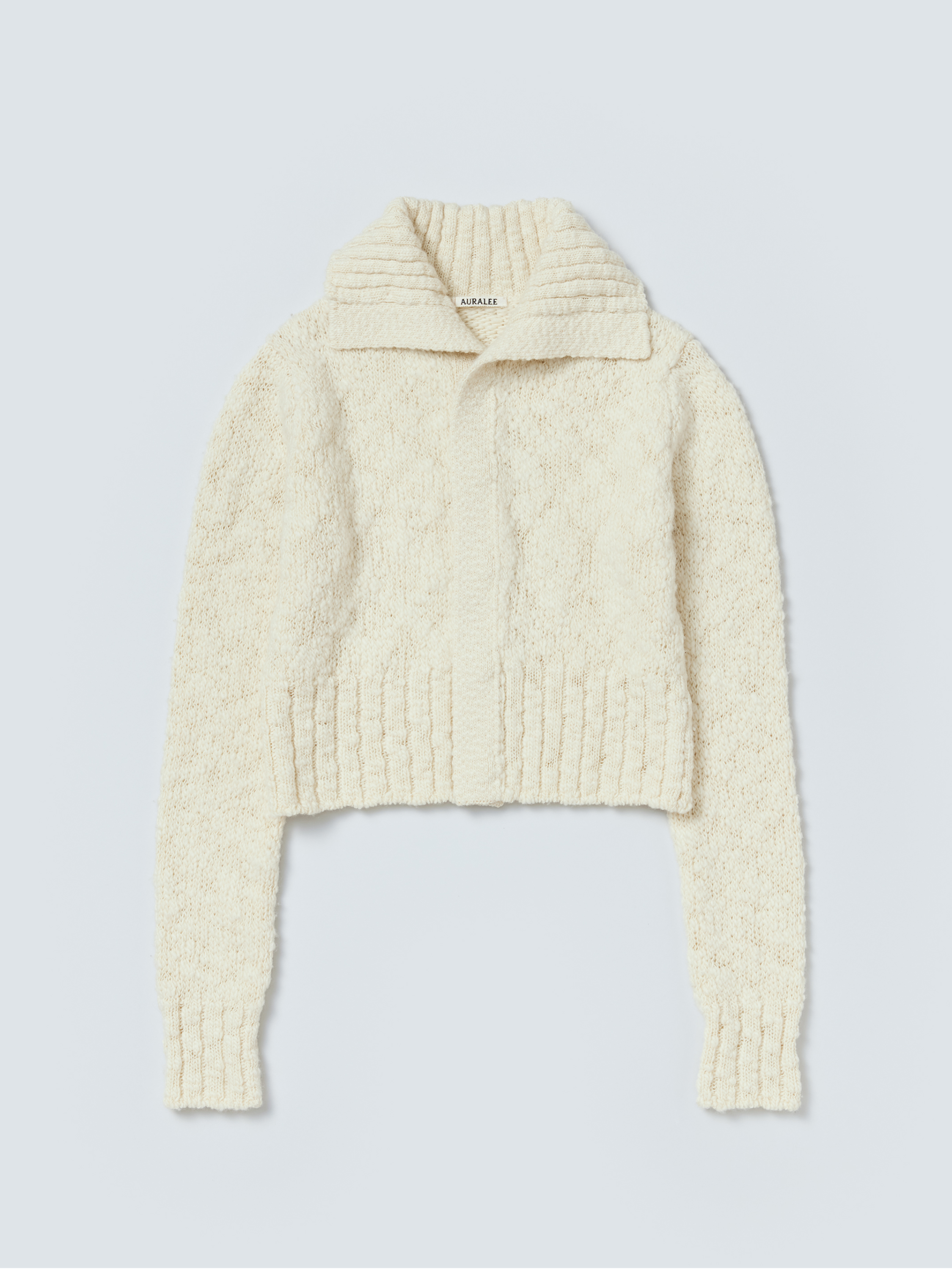 AURALEE オーラリー 2021aw WOOL SLUB KNIT WHT トップス ニット