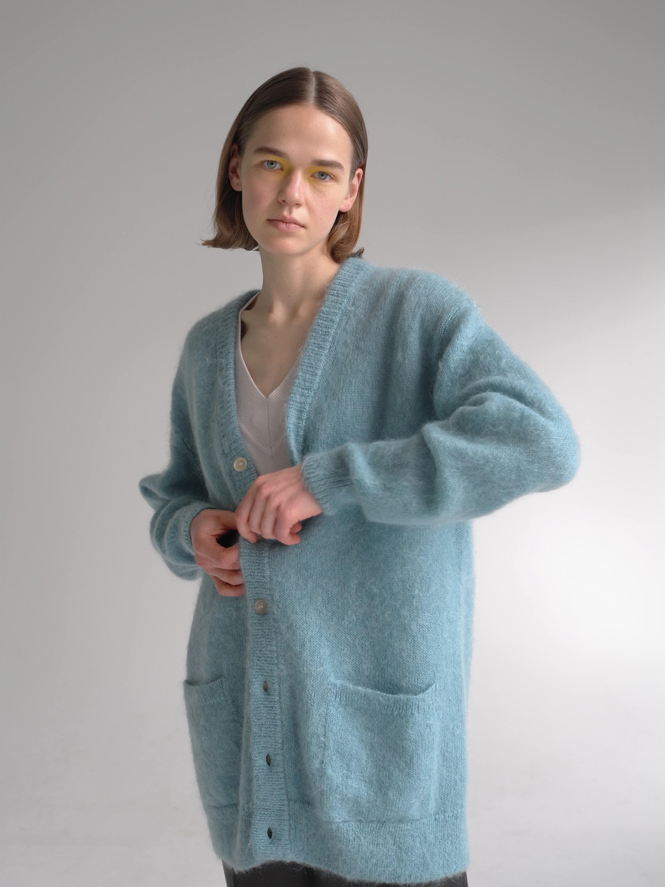 auralee 2021aw KID MOHAIR モヘア カーディガン - カーディガン